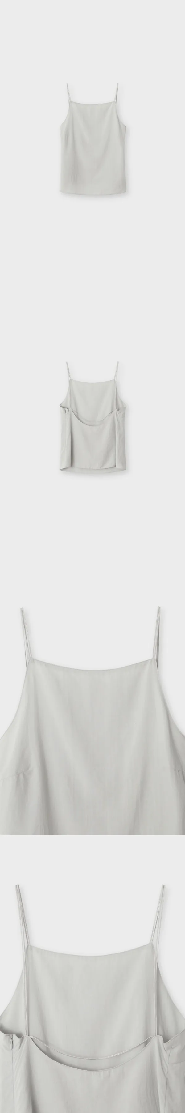 Reah Back Line Blouse_Light Gray