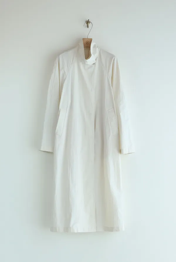 [2ND] LOMBRE TRENCH COAT ( VANILLA )