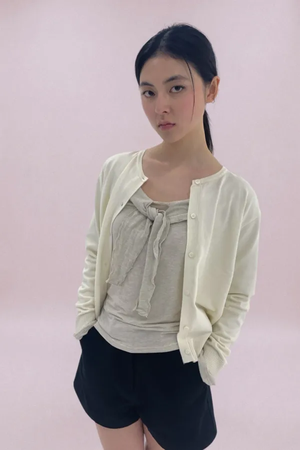 Mono Cardigan / Cream