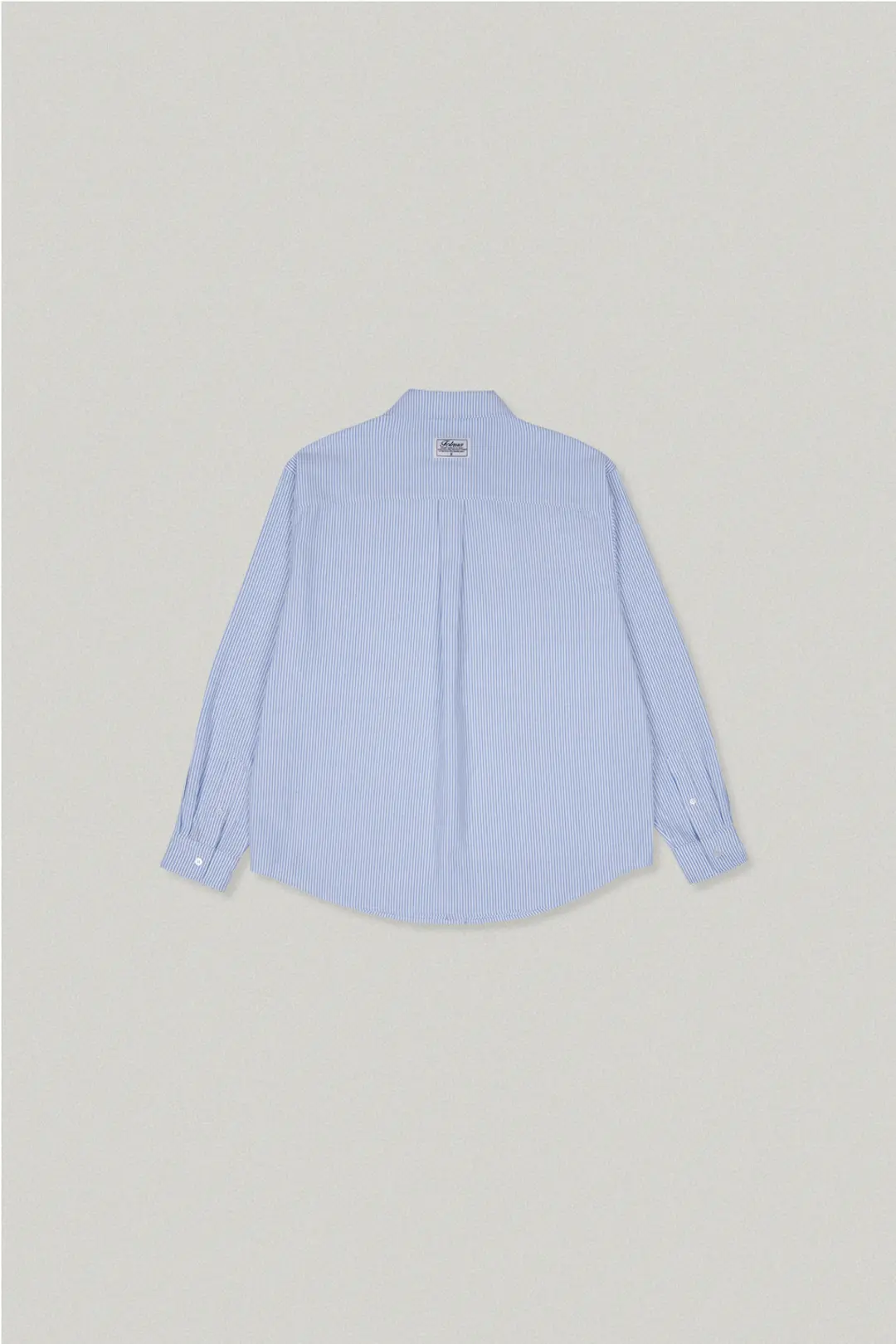 Stripe Over Fit Shirt - blue