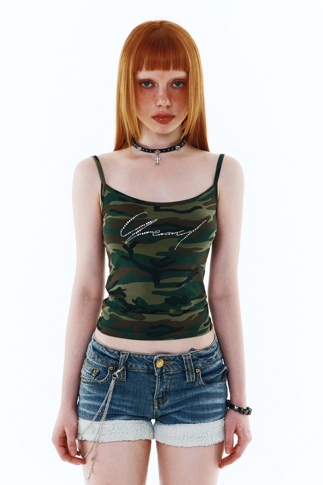 와이이이엘 SIGNATURE CUBIC TANK TOP CAMO 상품 이미지 2