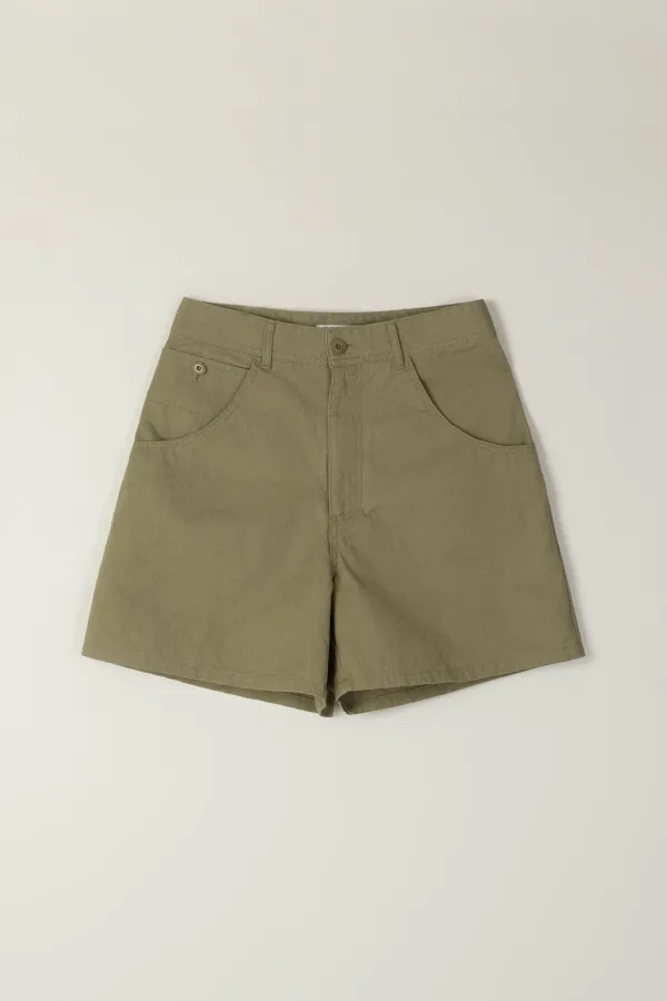 CELTY COTTON SHORT PANTS_KHAKI