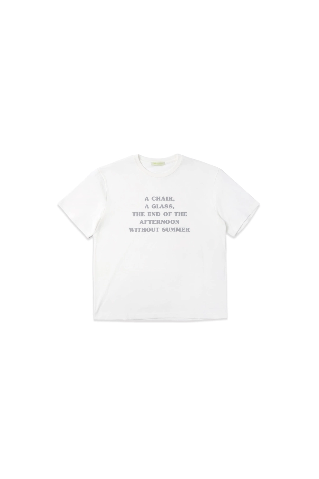 위드아웃썸머 Glass t-shirt_ivory 상품 이미지 1