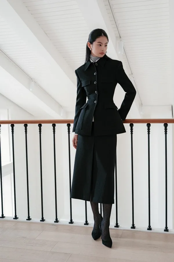 NO.33 SKIRT - BLACK