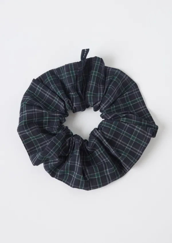 Check Scrunchies NAVY