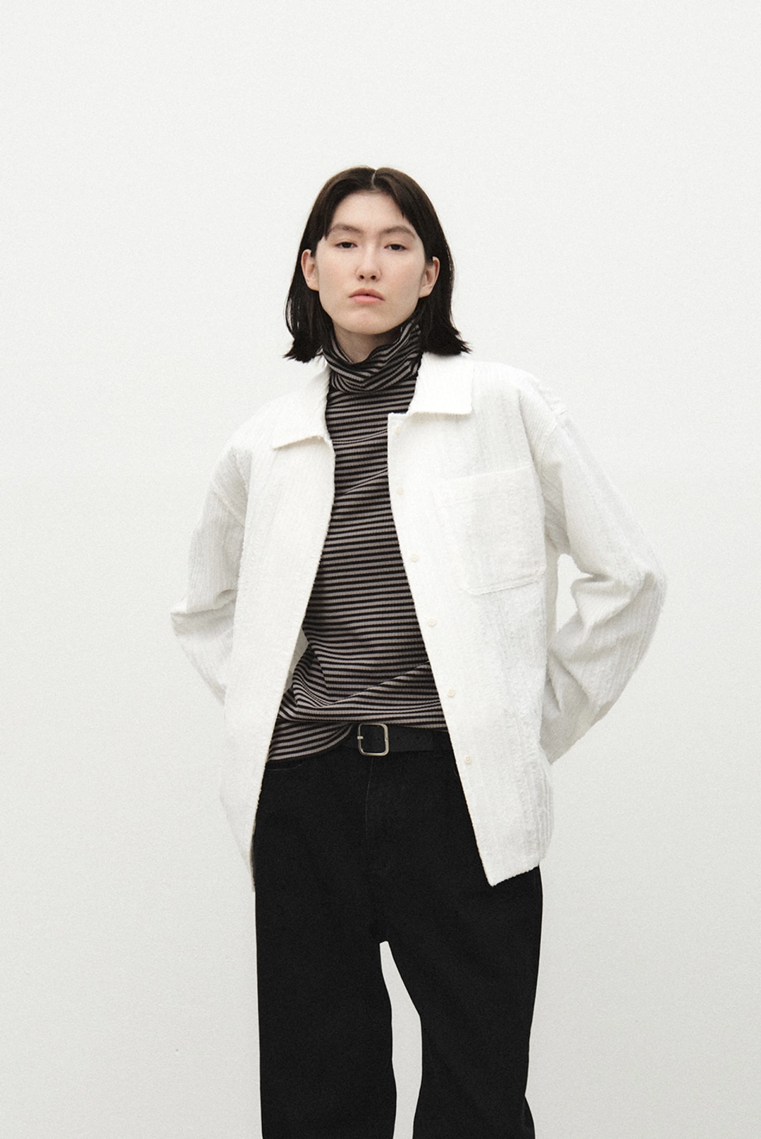 브렌다 브렌든 stamen shirts - ivory 상품 이미지 2