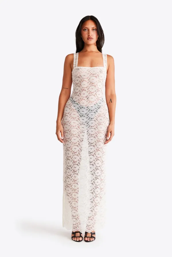 Roya Dress - Ivory