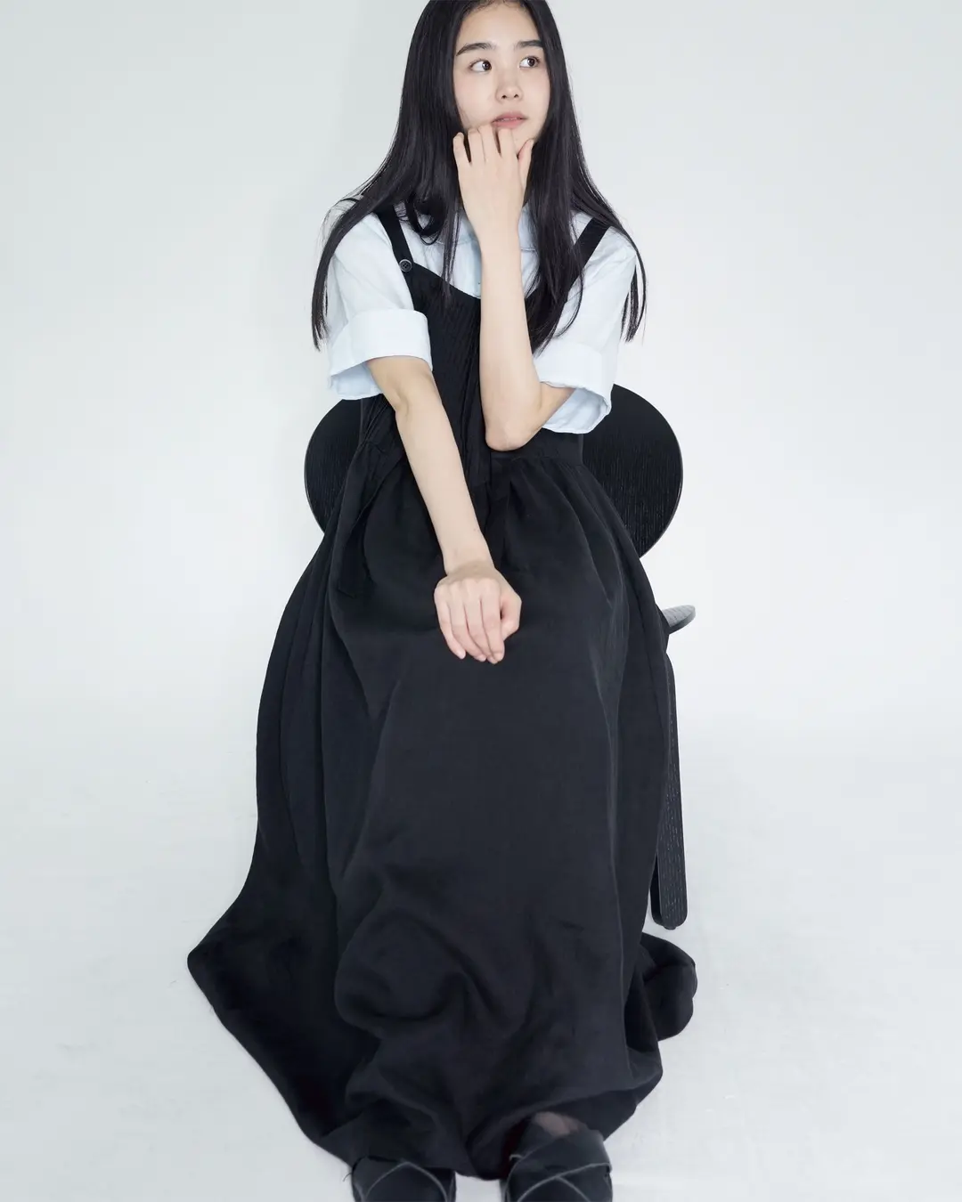 유노이아 string button pintuck dress 상품 이미지 2