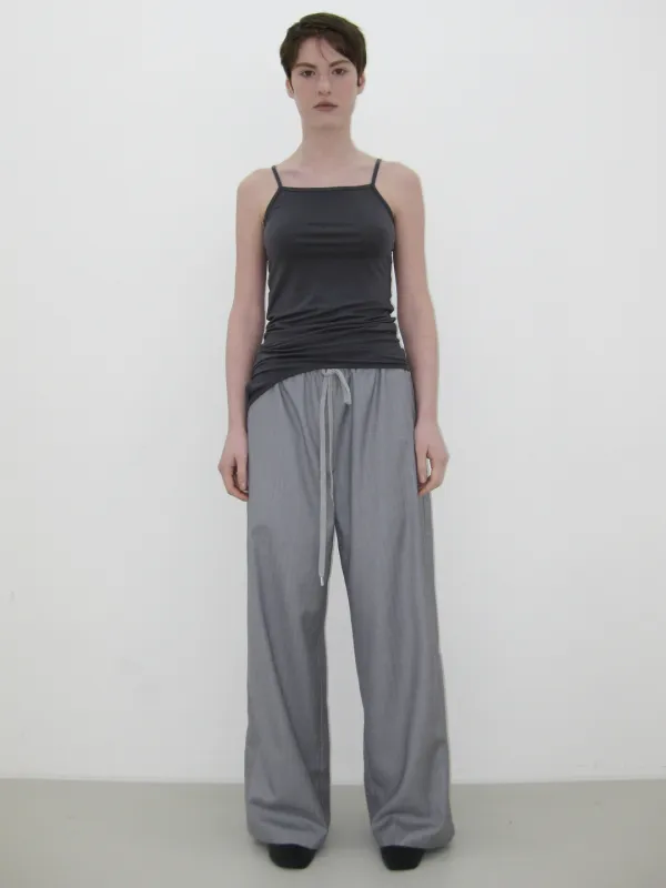 [2nd REORDER] 3 WAY LAYERED SLEEVELESS, CHARCOAL