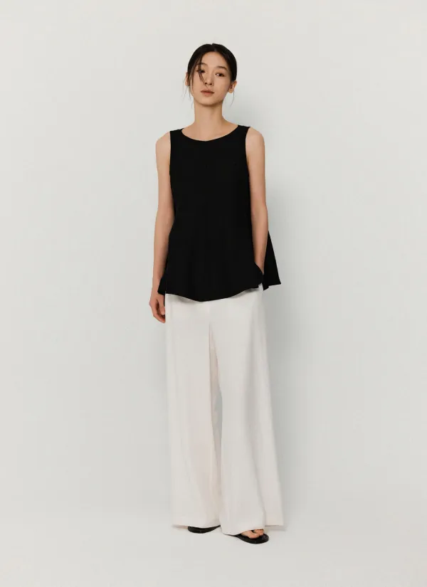 essential linen pants_white (3 size) (6/12 이내 출고)