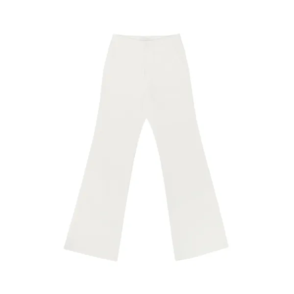 Corduroy Bootcut Pants (cloud white)