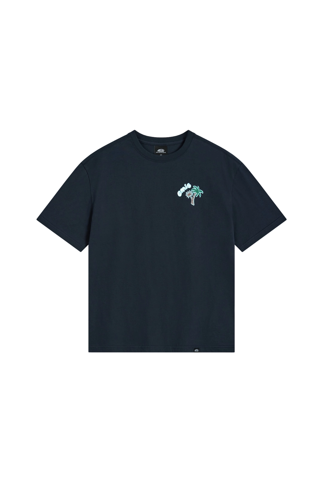 이미스 COASTAL EMBROIDERY T-SHIRT-NAVY 상품 이미지 1