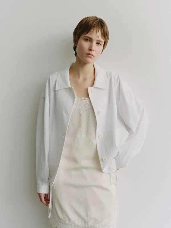 TIS COLLAR STRIPED COTTON JUMPER_WHITE