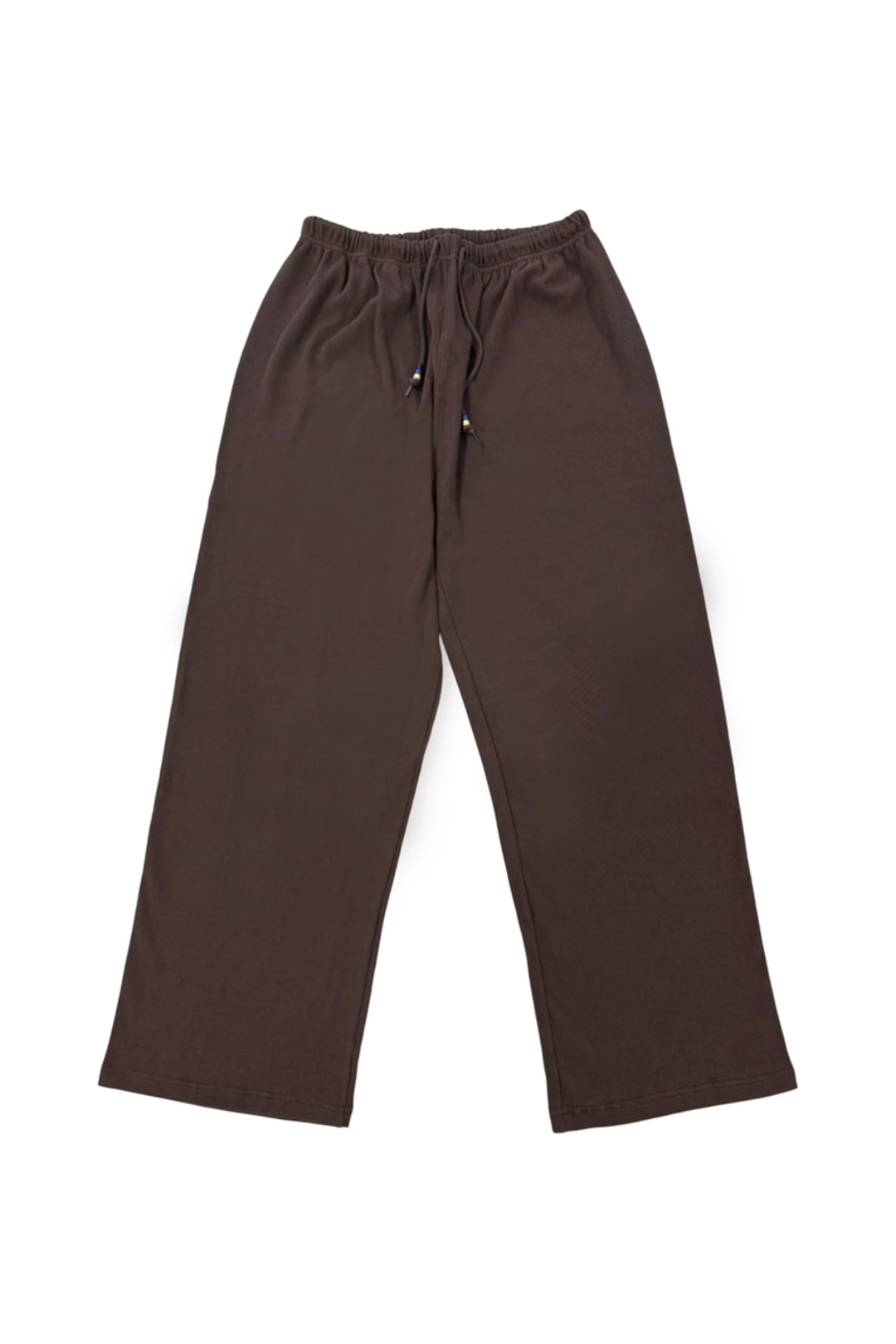 투머치택스 WOOD BEAD WAFFLE PANTS (BROWN) 상품 이미지 1