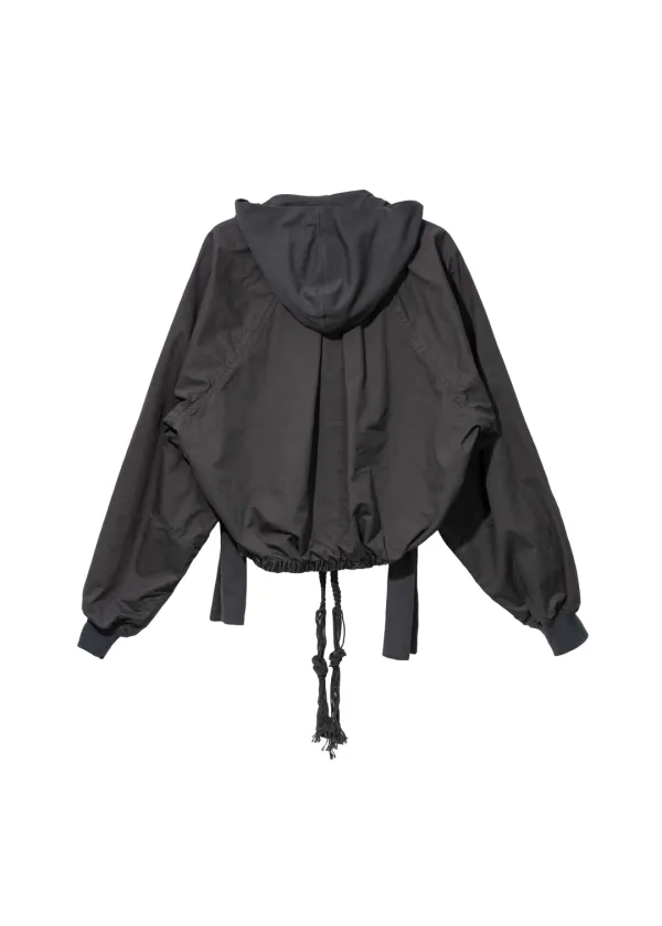 Cotton Bolero Jacket w/ Hoodie