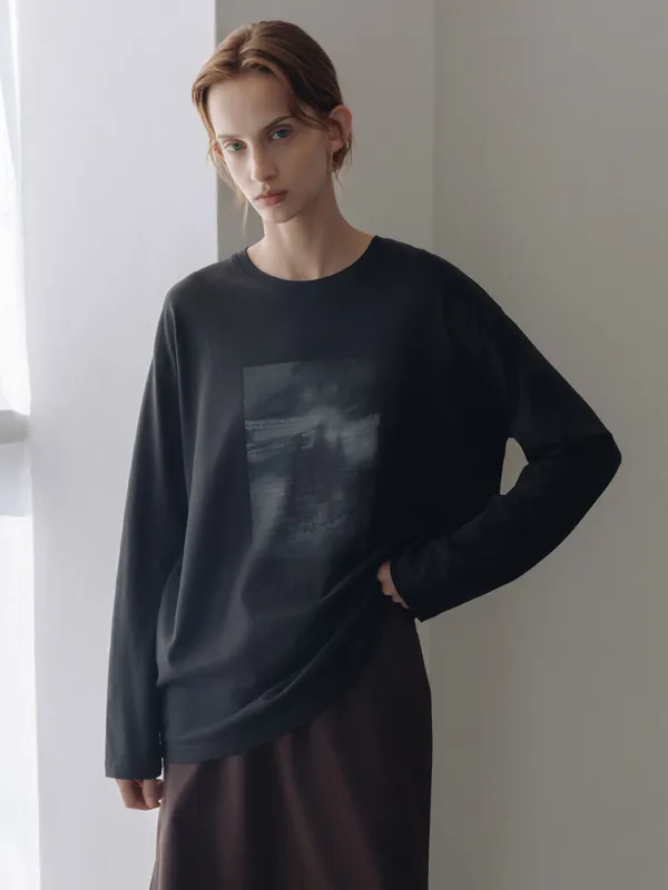 Oversized Graphic T-Shirt SW6AE893_2color