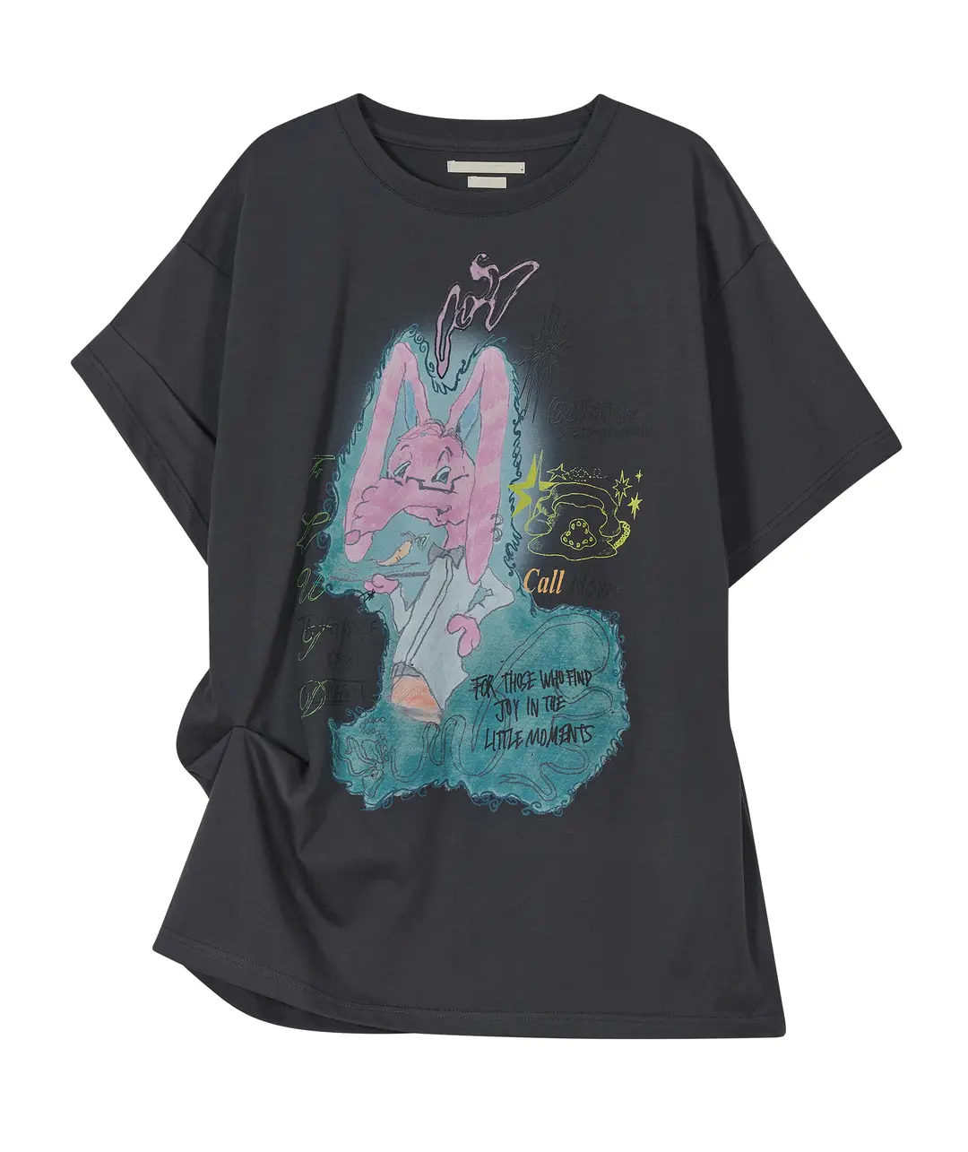 타입서비스 [6/4 예약발송] [8차] Rabbit Ruched Top [Charcoal] 상품 이미지 3
