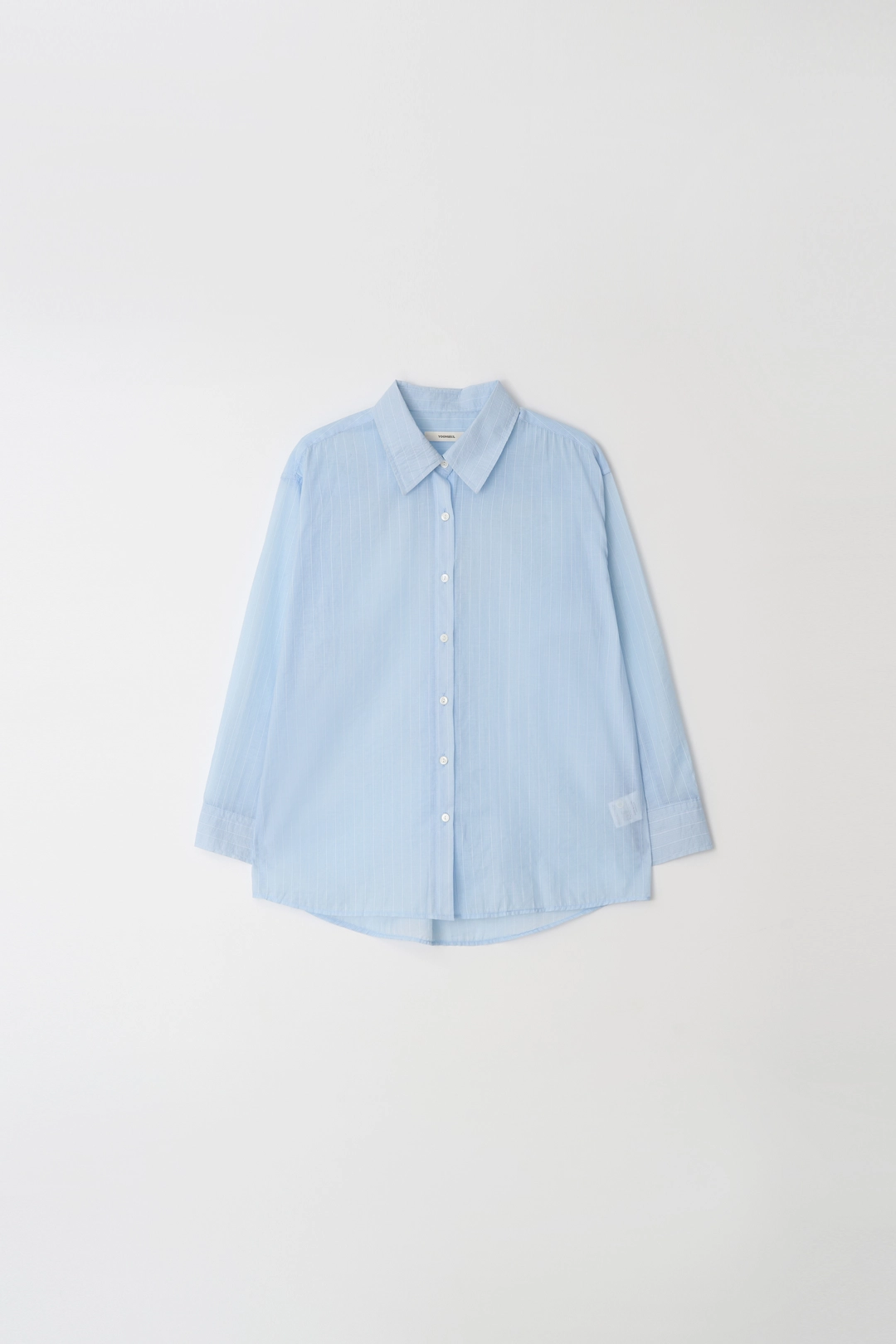 port sheer shirt (sky stripe)