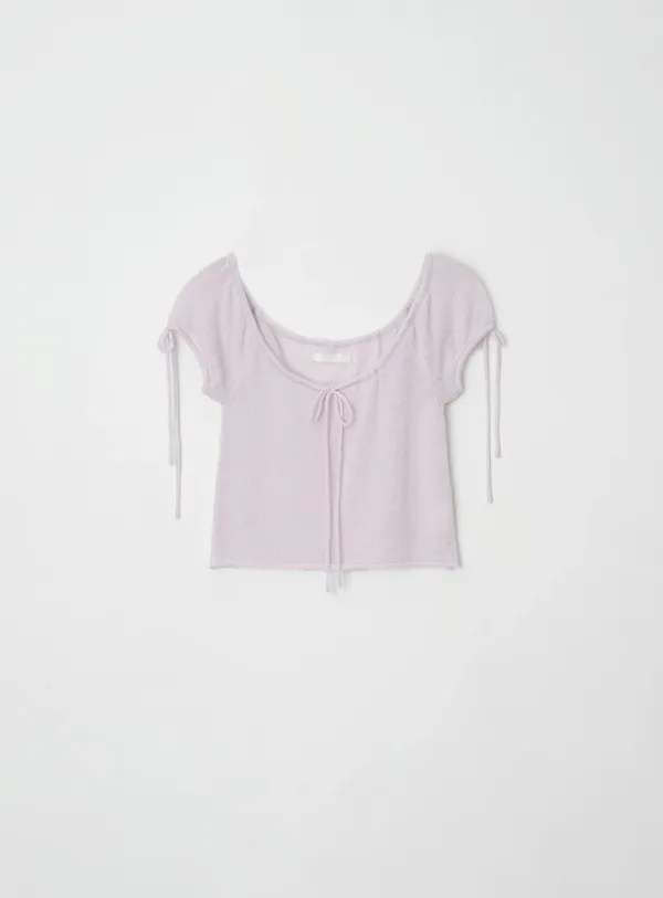 [1ST]Pony ribbon knit(2color)