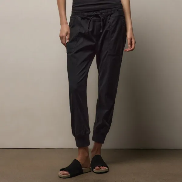 Mixed Media Pant - Black