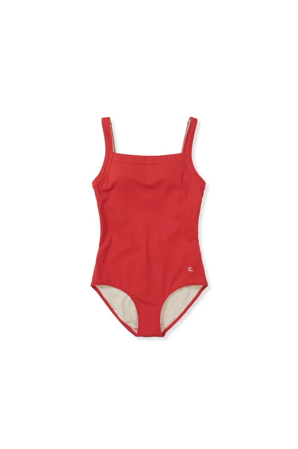 [25SS clove] Logo Swimsuit (Red)
