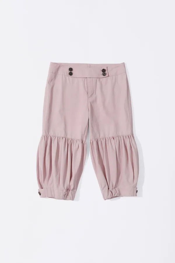 Balloon Capri Pants Baby Pink