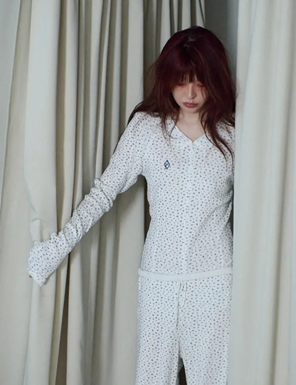 cotton bodysuit in flower