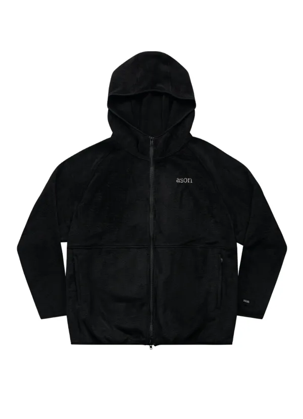 FLEECE ZIP-UP / BLACK