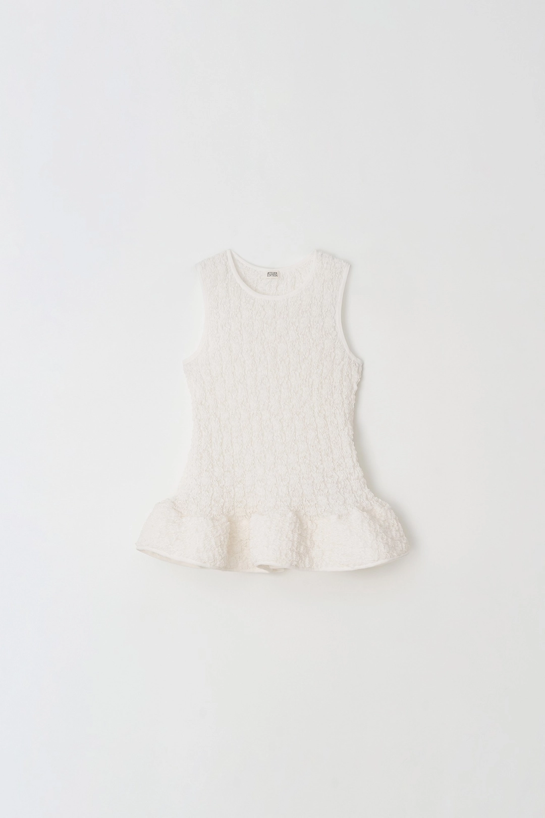 Wrinkle Volume Blouse (white)