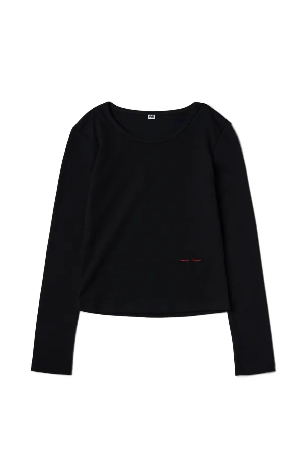Avam Home Long Sleeve Tee Black