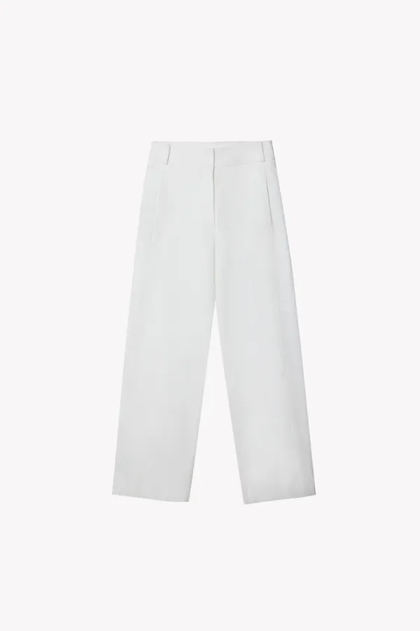 Davin Curve Pants (White)