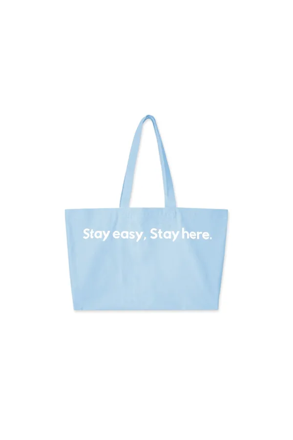 Stay eco bag_skyblue