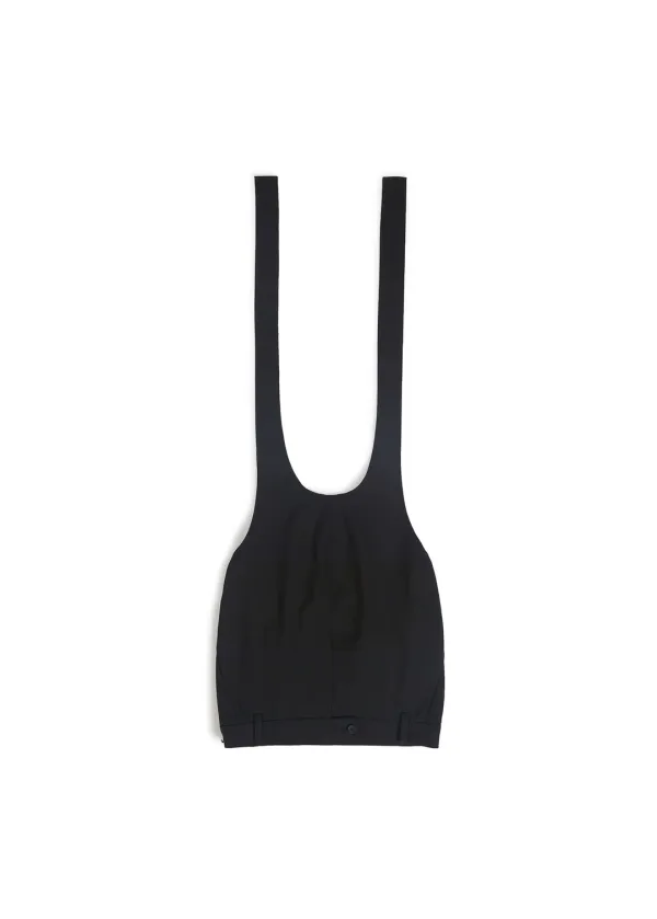 BLACK TAILORED HALTER (BLACK)