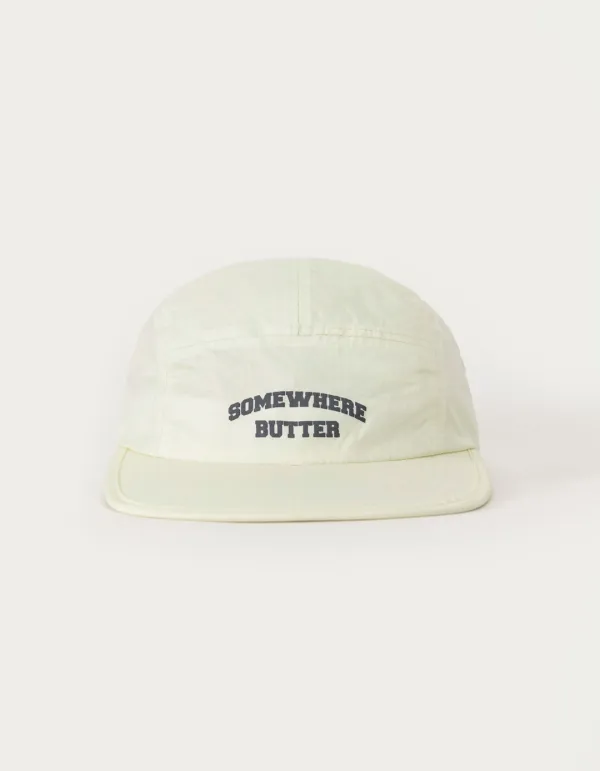 Square Logo Camp Cap - Butter