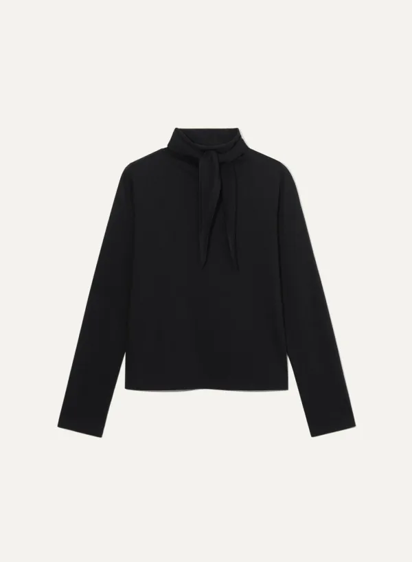 Tove Scarf Turtleneck Black
