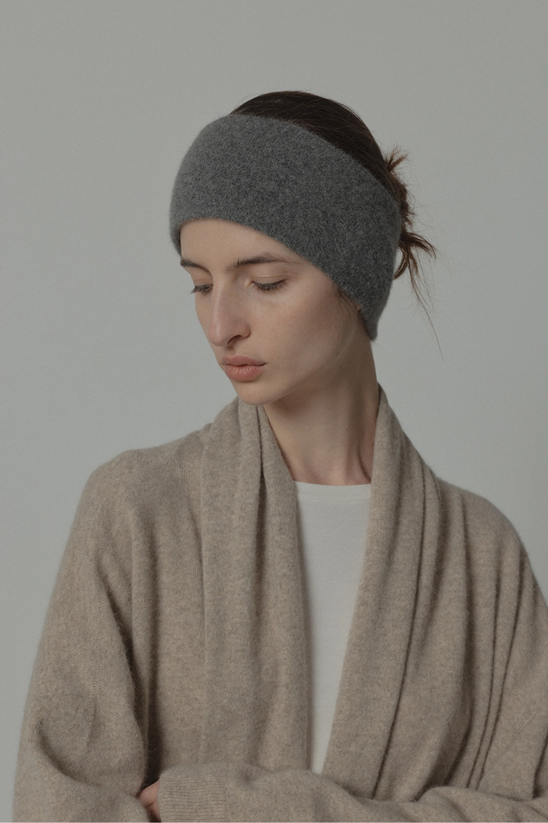 르917 INES KNIT HAIR BAND [GREY][예약배송 11/18] 상품 이미지 2