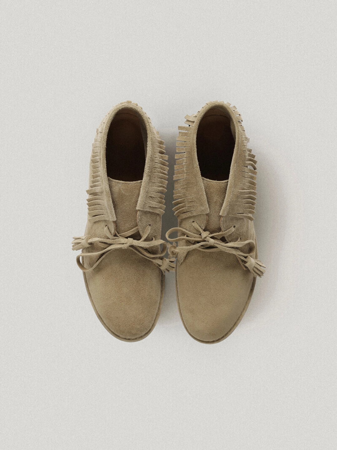 June Fringe Mocassin Pebble