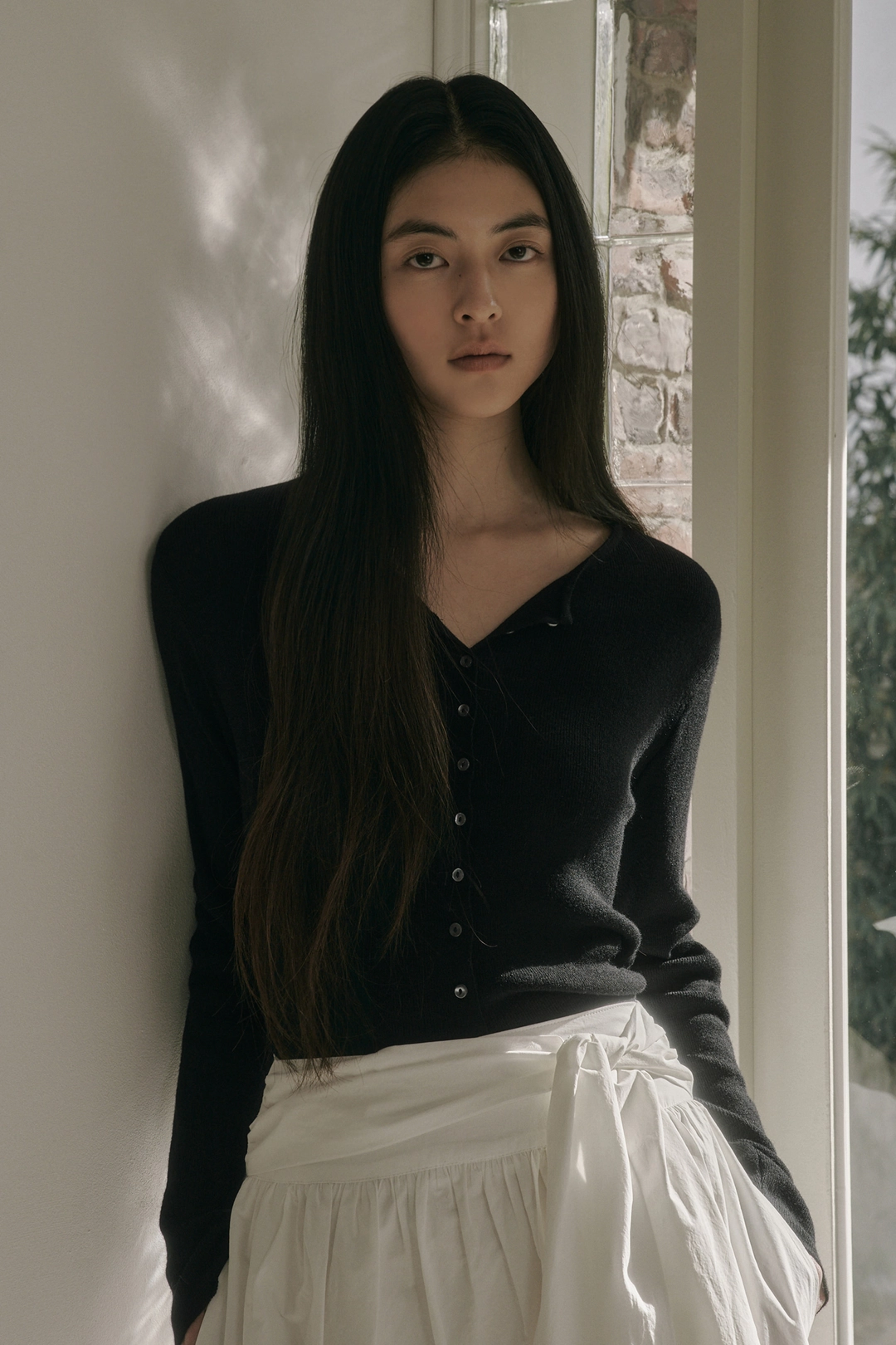 세이지먼트 HALLIE WOOL KNIT CARDIGAN_BLACK 상품 이미지 2