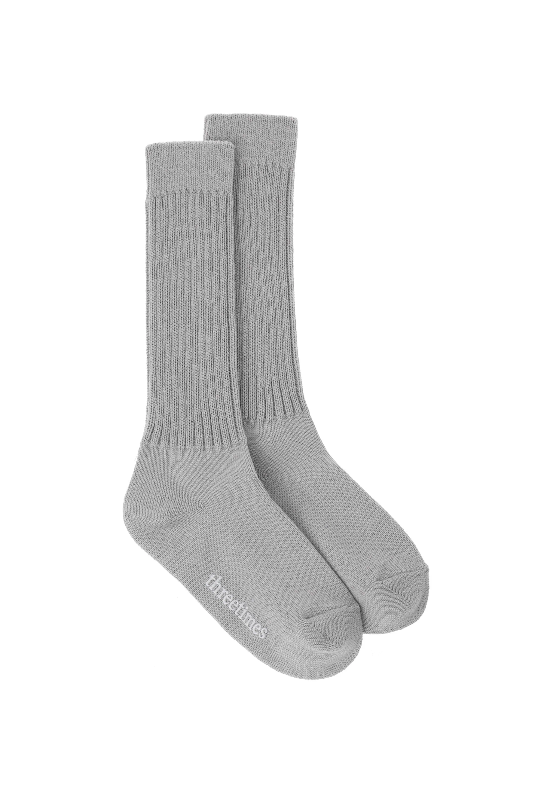 쓰리타임즈 Knit half knee socks 상품 이미지 1