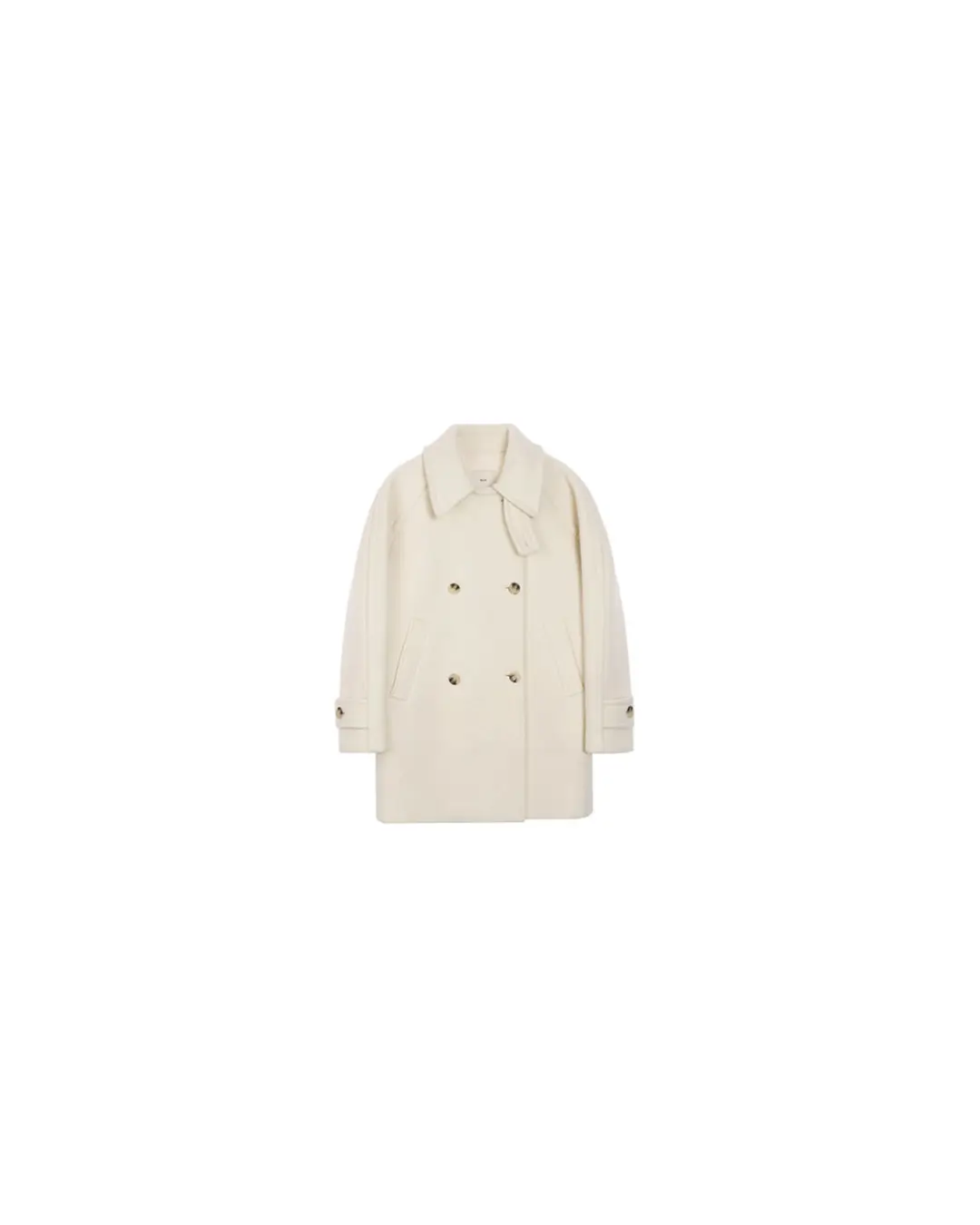 쏘이르 (4COLOR)HALF DOUBLE PEA COAT 상품 이미지 3