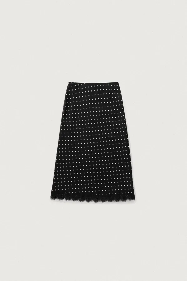 LE DOT LACE SKIRT