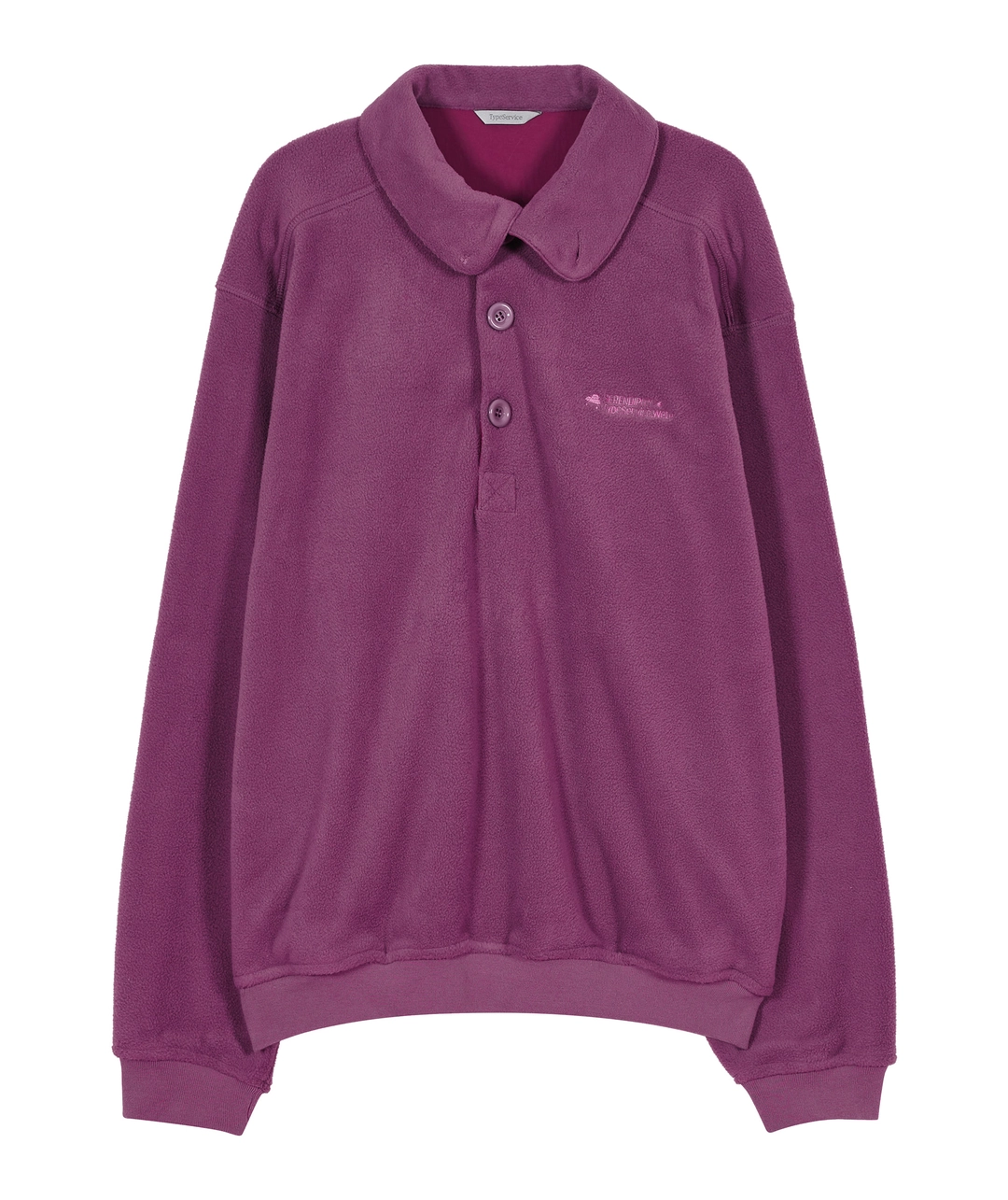 타입서비스 [4차] Buttoned Fleece Top [Pink] 상품 이미지 3