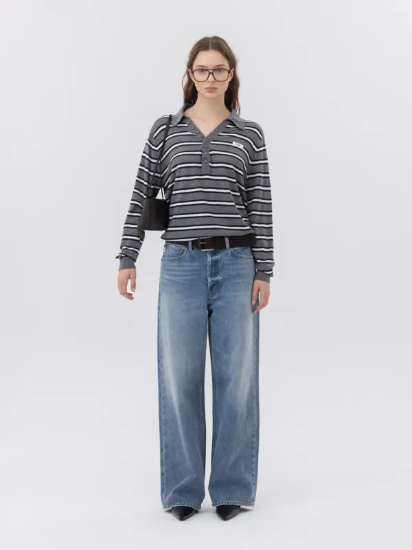 THE BELLA BAGGY JEANS (MID BLUE)