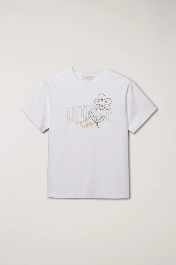 UNISEX DRAWING BLOOM T-SHIRT OFF WHITE