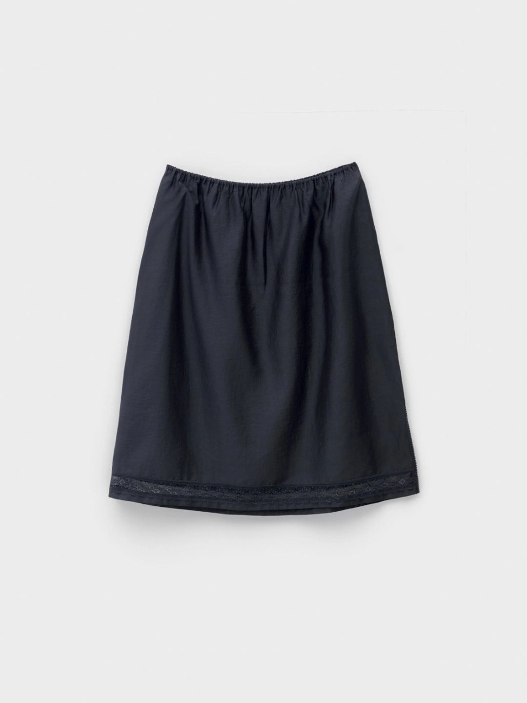 로우클래식 [M : 6/2 예약배송] See-Through Lace Skirt_Charcoal 상품 이미지 1
