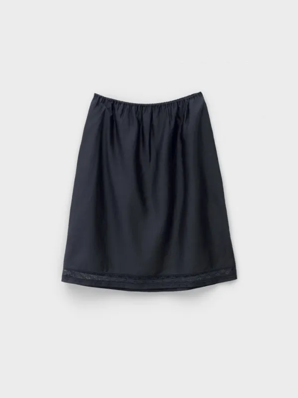 [M : 6/2 예약배송] See-Through Lace Skirt_Charcoal