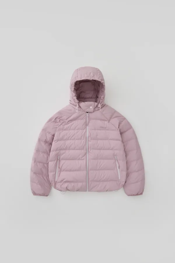 T/T Light hoodie goose puffer (soft pink)