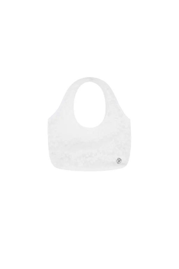 FLOWER MESH BAG [WHITE]
