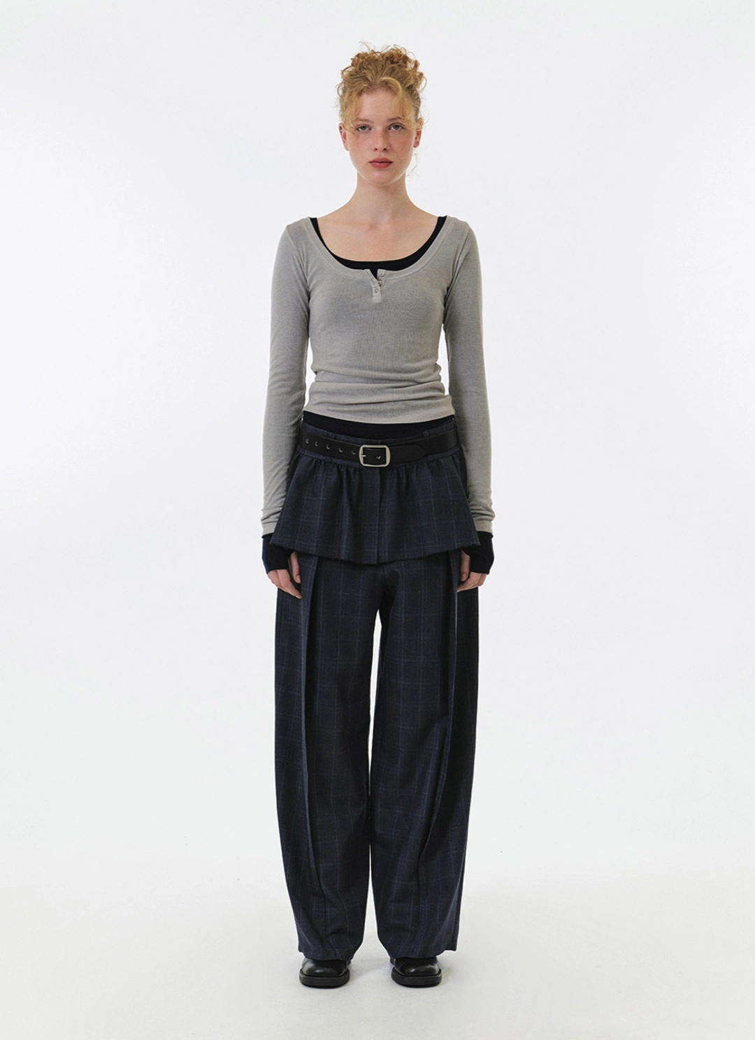그로브 INA HENRY NECK T-SHIRT 상품 이미지 2