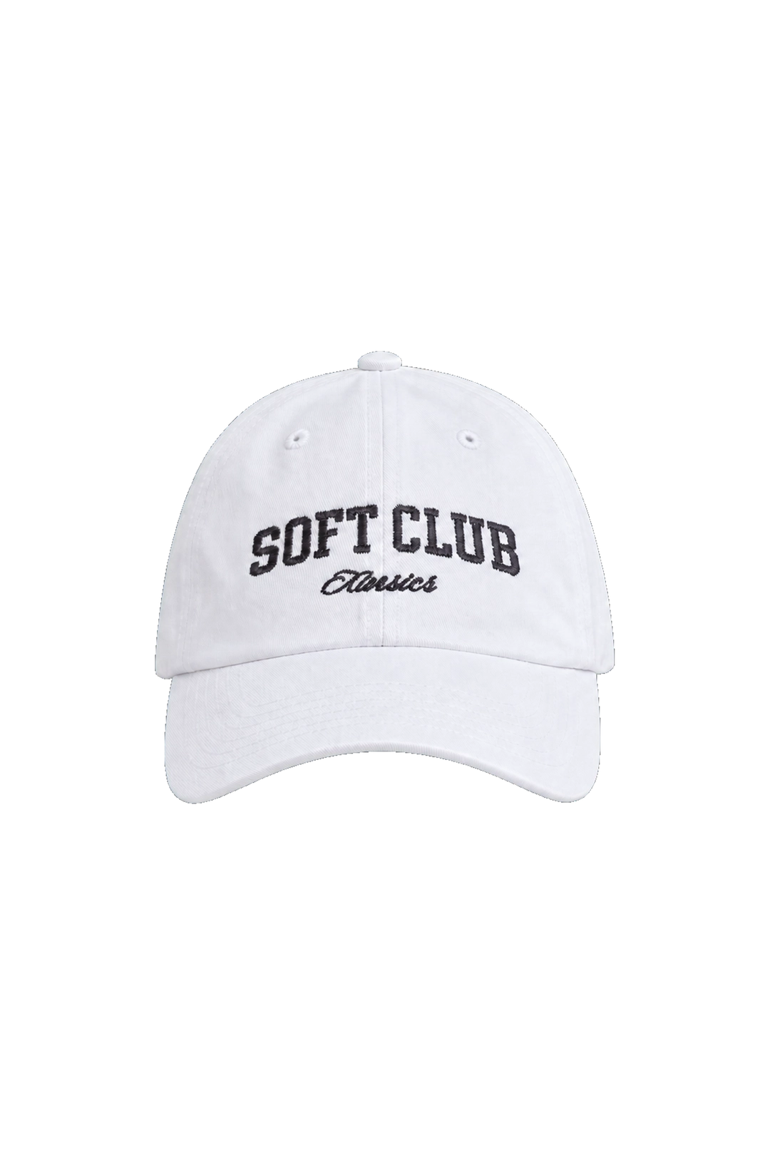 클리시어 Soft club basic cap, White 상품 이미지 1